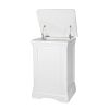 Toulouse White Painted Fully Assembled Laundry Bin - 20% OFF WINTER SALE - 7