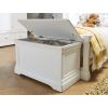 Toulouse White Painted Storage Blanket Box Ottoman - 10% OFF SPRING SALE - 5
