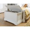 Toulouse White Painted Storage Blanket Box Ottoman - SPRING SALE - 5