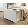 Toulouse White Painted Storage Blanket Box Ottoman - SPRING SALE - 2