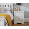Toulouse White Painted 2 Drawer Large Bedside Table - 20% OFF WINTER SALE - 7