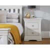 Toulouse White Painted 2 Drawer Large Bedside Table - 20% OFF SPRING SALE - 7