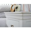 Toulouse White Painted 2 Drawer Large Bedside Table - 20% OFF SPRING SALE - 8