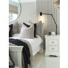 Toulouse White Painted 2 Drawer Large Assembled Bedside Table - 20% OFF SPRING SALE - 13