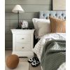 Toulouse White Painted 2 Drawer Large Assembled Bedside Table - 20% OFF SPRING SALE - 2