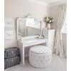 Toulouse White Painted 5 Drawer Wellington Tallboy Chest of Drawers - SPRING SALE - 3