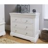 Toulouse White Painted 2 Over 2 Chest of Drawers - SPRING SALE - 6