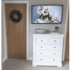 Toulouse White Painted 2 Over 3 Chest of Assembled Drawers - 10% OFF SPRING SALE - 2