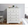Toulouse White Painted 2 Over 3 Chest of Assembled Drawers - 10% OFF SPRING SALE - 7