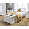 Toulouse White Painted 3 Foot Slatted Single Childrens Bed - 10% OFF SPRING SALE - 4