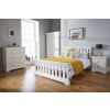 Toulouse White Painted 4 foot 6 inches Slatted Double Bed - 10% OFF SPRING SALE - 5