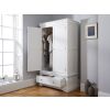 Toulouse White Painted Double Wardrobe with Drawer - SPRING SALE - 8