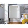 Toulouse White Painted Double Wardrobe with Drawer - SPRING SALE - 9