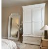 Toulouse Brilliant White Painted Double Wardrobe with Drawer - SPRING SALE - 2