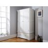 Toulouse Brilliant White Painted Double Wardrobe with Drawer - SPRING SALE - 3