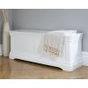Toulouse Large White Painted Assembled Blanket Storage Box Ottoman - 10% OFF CODE SAVE - 6