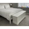 Toulouse Large White Painted Assembled Blanket Storage Box Ottoman - SPRING SALE - 4