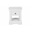 Toulouse White Painted 1 Drawer Bedside Table - 10% OFF SPRING SALE - 15