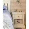 Toulouse White Painted 1 Drawer Bedside Table - 10% OFF SPRING SALE - 10