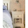 Toulouse White Painted 1 Drawer Assembled Bedside Table - 10% OFF SPRING SALE - 10