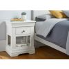 Toulouse White Painted 1 Drawer Bedside Table - 10% OFF SPRING SALE - 8