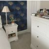 Toulouse White Painted 1 Drawer Assembled Bedside Table - 10% OFF SPRING SALE - 6