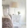 Toulouse White Painted 1 Drawer Bedside Table - 10% OFF SPRING SALE - 5