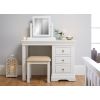 Toulouse White Painted Dressing Table Mirror Stool Bedroom Set - SPRING SALE - 3