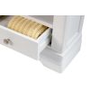 Toulouse White Painted Assembled Corner TV Unit with Drawer - 10% OFF SPRING SALE - 12