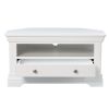 Toulouse White Painted Assembled Corner TV Unit with Drawer - SPRING SALE - 13