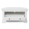 Toulouse White Painted Assembled Corner TV Unit with Drawer - 10% OFF SPRING SALE - 13