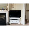 Toulouse White Painted Assembled Corner TV Unit with Drawer - 10% OFF SPRING SALE - 2