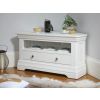 Toulouse White Painted Assembled Corner TV Unit with Drawer - SPRING SALE - 3