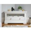 Toulouse White Painted Assembled Corner TV Unit with Drawer - SPRING SALE - 4