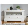Toulouse White Painted Assembled Corner TV Unit with Drawer - 10% OFF SPRING SALE - 4