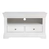 Toulouse White Painted Fully Assembled TV Unit 2 Drawers - 10% OFF SPRING SALE - 9