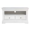 Toulouse White Painted Fully Assembled TV Unit 2 Drawers - SPRING SALE - 9