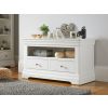 Toulouse White Painted Fully Assembled TV Unit 2 Drawers - 10% OFF SPRING SALE - 3