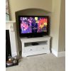 Toulouse White Painted Fully Assembled TV Unit 2 Drawers - SPRING SALE - 4