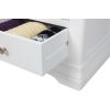 Toulouse White Painted 3 Drawer Large Grande Assembled Bedside Table - 10% OFF SPRING SALE - 12