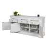 Toulouse 160cm White Painted Large Assembled Sideboard - 10% OFF CODE SAVE - 9