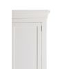 Toulouse White Painted 4 Door Quad Extra Large Wardrobe - 10% OFF CODE SAVE - 10
