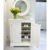 Toulouse White Painted Assembled Shoe Rack Cupboard - 10% OFF SPRING SALE - 3