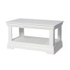 Toulouse White Painted Coffee Table with Shelf - SPRING SALE - 7