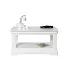 Toulouse White Painted Coffee Table with Shelf - SPRING SALE - 8
