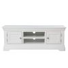 Toulouse White Painted Large Assembled TV Unit 2 Doors and Shelf - 10% OFF SPRING SALE - 10