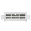 Toulouse White Painted Large Assembled TV Unit 2 Doors and Shelf - SPRING SALE - 13