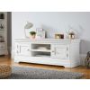 Toulouse White Painted Large Assembled TV Unit 2 Doors and Shelf - SPRING SALE - 3