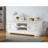 Toulouse White Painted Large Assembled TV Unit 2 Doors and Shelf - 10% OFF SPRING SALE - 3