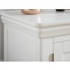 Toulouse White Painted Large Assembled TV Unit 2 Doors and Shelf - SPRING SALE - 8